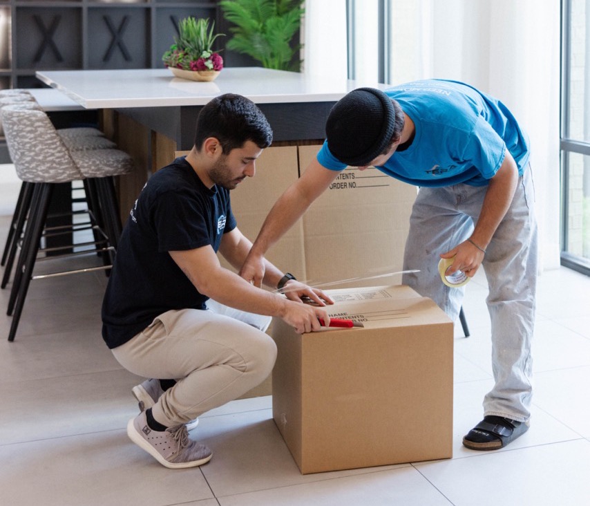 Expert movers handling local moving service efficiently in Houston, Texas with Tera Moving Services.
